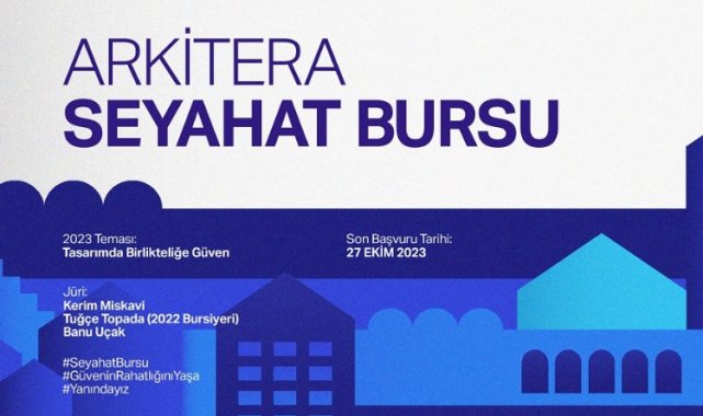 Seyahat bursu için son başvuru 27 Ekim