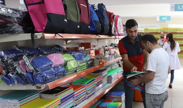 Sosyal marketten öğrencilere destek