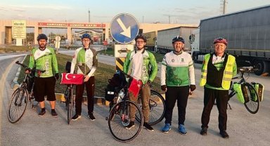 Yeşilaycılar 'sınırsız dostluğa' pedalladılar