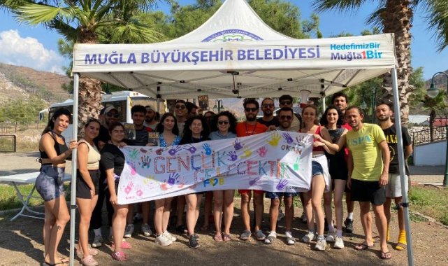 100. yılda gençler Muğla'da 100. Yıl Kampı'nda buluştu