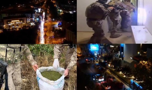 34 ilde "Narkogüç" operasyonu