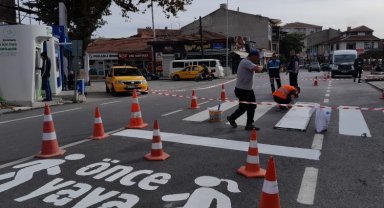Bilecik Pazayeri'nde 'önce yaya' güvenliği