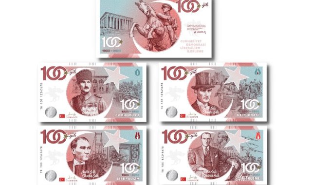 Cumhuriyet'in asırlık öyküsüne hatıra banknot