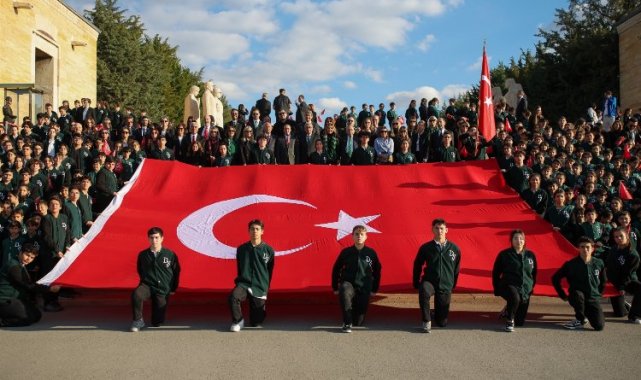 Darüşşafakalılar Ata'nın huzurunda