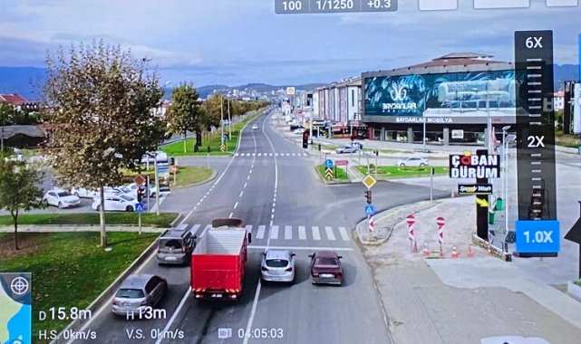 Düzce'de drone destekli uygulama