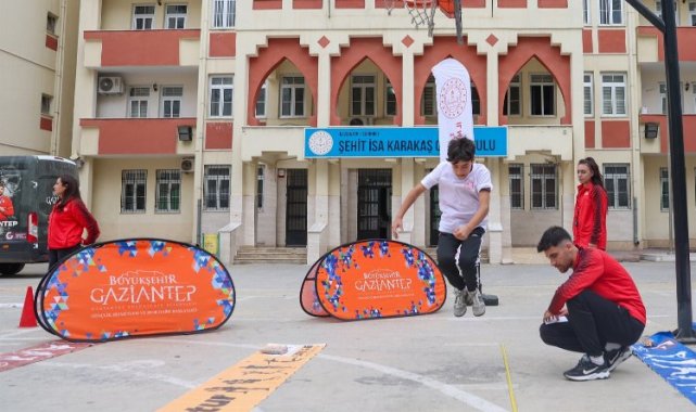 Gaziantep'te öğrenciler yetenek taramasında