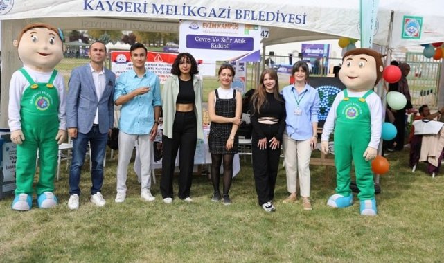 Kayseri Melikgazi'den sıfır atık standı