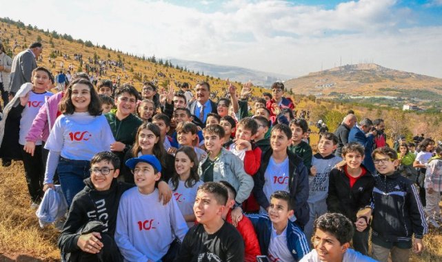 Malatya'da 100. yıl anısına 1923 fidan toprakla buluştu