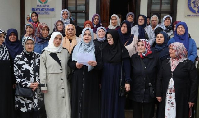 Malatyalı kadınlardan İsrail vahşetine 'dur' çağrısı