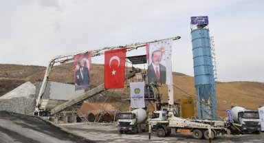 Malatya'nın beton santrali üretime başladı