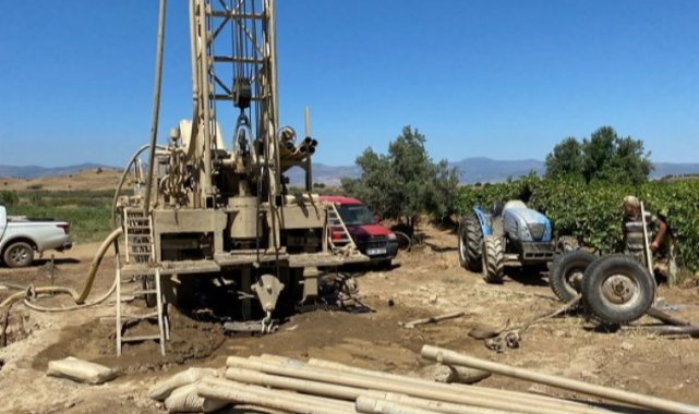 Manisa Büyükşehir'den Afşarlı üreticilere sulama desteği