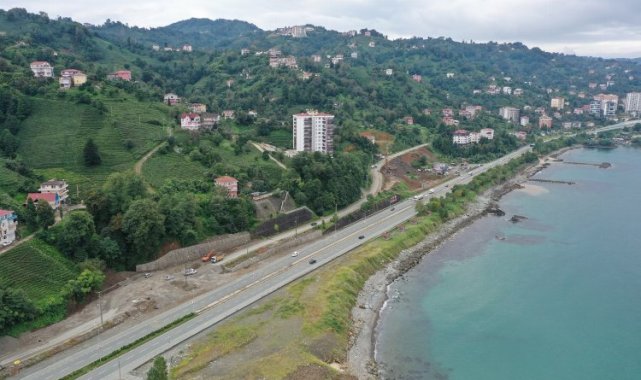 Rize otobüs terminalinde çalışmalar sürüyor