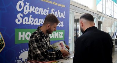 Sakarya'yı tercih eden öğrencilere sıcak karşılama