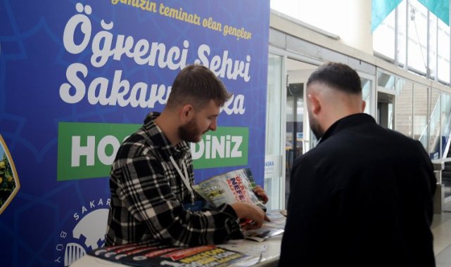 Sakarya'yı tercih eden öğrencilere sıcak karşılama