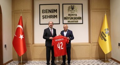 TFF Başkanı Büyükekşi'den Konya Büyükşehir'e ziyaret