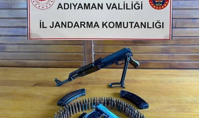 Adıyaman İl Jandarma'dan silah operasyonu