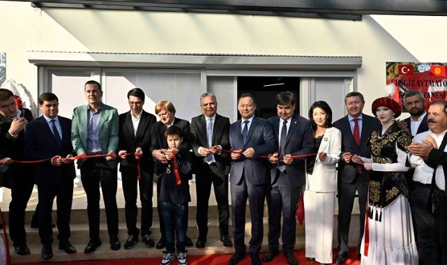 Antalya Muratpaşa'da Cengiz Aytmatov'un anısına kütüphane