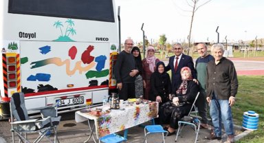 Başkan Işık, Yedigöller'de karavancıları ziyaret etti