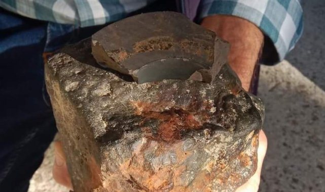 Bergama'da meteor taşı bulundu!