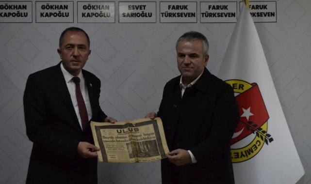 Düzce MHP İl Başkanı'nı duygulandıran hediye
