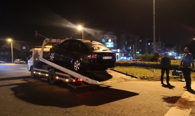 Düzce'de trafik kazası: 1 yaralı