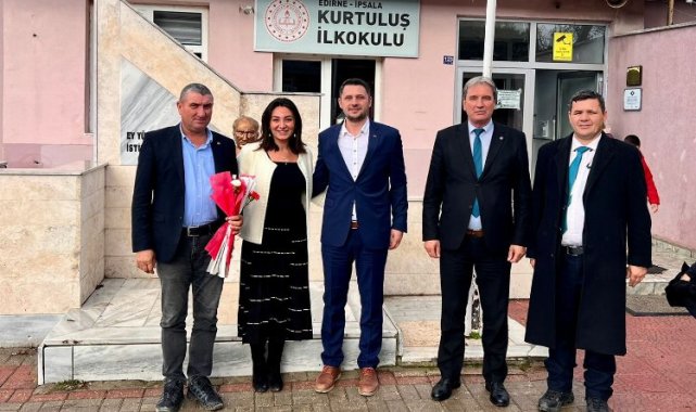 İpsala'da Aybike Şimşek öğretmenleri unutmadı
