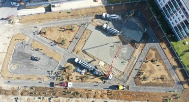 İstanbul Beylikdüzü'nde 5 dönümlük park 47 saatte tamamlandı