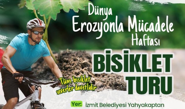 İzmit'te pedallar erozyonla mücadeleye çevrilecek