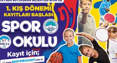 Kayseri Büyükşehir Belediyespor kış okulu kayıtları başladı
