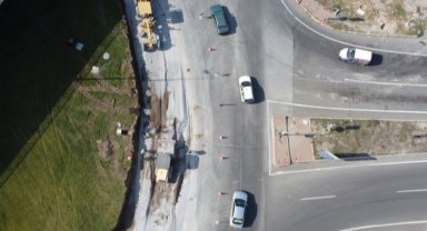 Kayseri Büyükşehir'den yol genişletme çalışması
