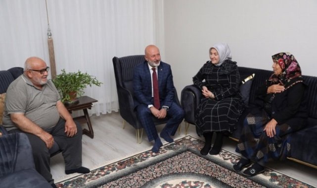 Kayseri Kocasinan'da Çolakbayrakdar ailesi misafirliğe gitti