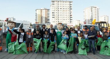 Kayseri Melikgazi'den toplu temizlik çalışması