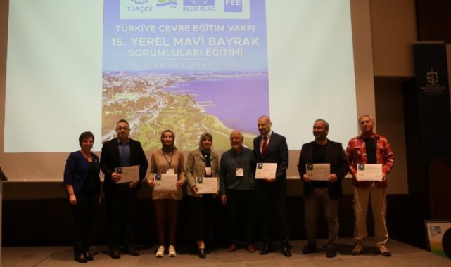 Kocaeli'de Mavi Bayrak sorumluları sertifikalandı