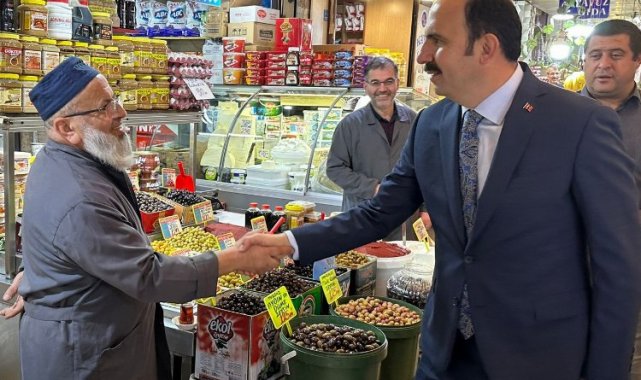 Konya'da Başkan Altay'dan esnaf ziyareti