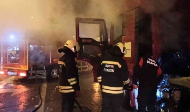 Konya'da güvenlik görevlisinin dikkati faciayı önledi