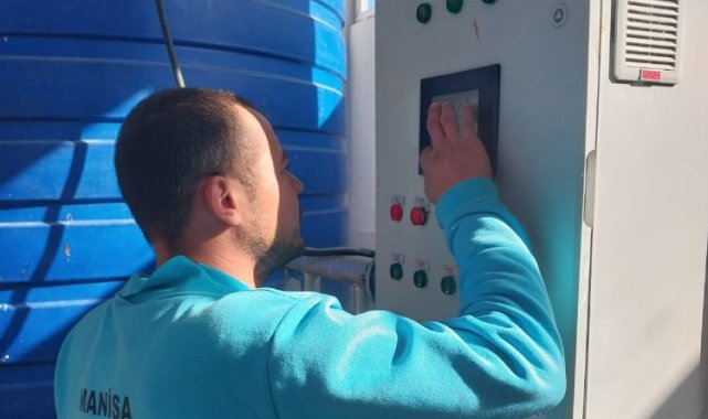 Manisa Alaşehir'de Dağarlar'a MASKİ'den rutin kontrol