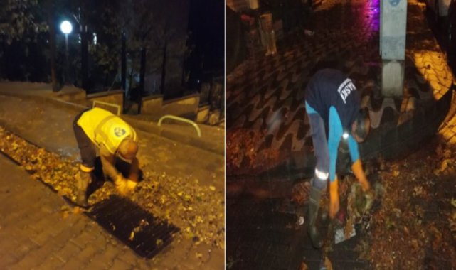 Manisa'da sağanak yağış boyunca MASKİ sahadaydı