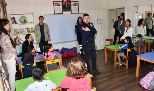 Manisalı minikler afet konusunda bilgilendirildi