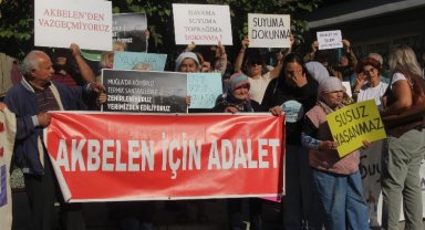 Muğla'da DSİ önünde 'su hakkı' talebi