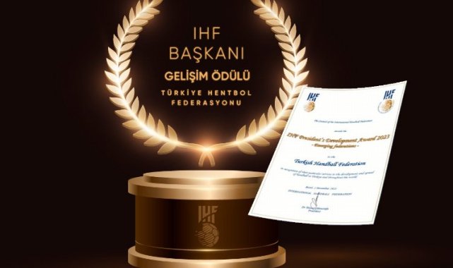 THF'ye IHF'den 'Gelişim' ödülü