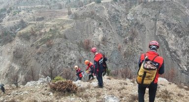 AFAD ekiplerine Adıyaman'ın sarp kayalıklarında eğitim