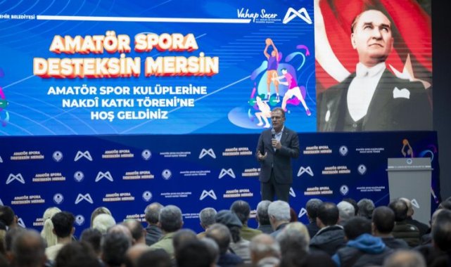 Amatör spor kulüplerine 7,5 milyon lira destek