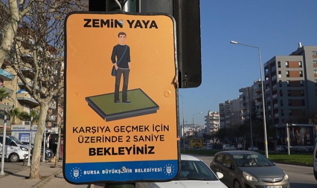 Bursa'da trafik yayalara göre tasarlanıyor