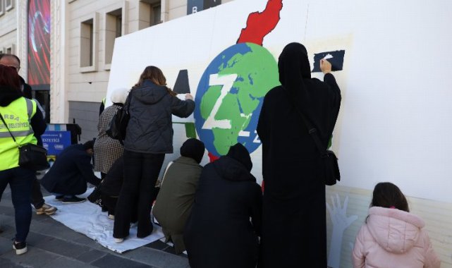 Bursa'dan 'Gazze'ye sahip çıkın' farkındalığı