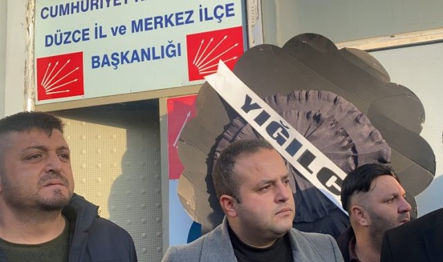 Düzce'de CHP Milletvekiline sert tepki