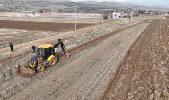 Elmalı Çobanisa Mahallesi'ne kapalı devre sulama sistemi
