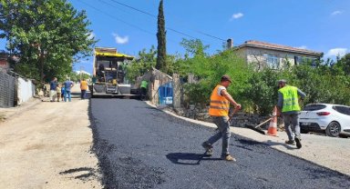 Gebze'de 2 ayda 27 bin 320 ton asfalt serildi