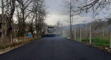 Gökçeli yolu sıcak asfalta kavuşuyor