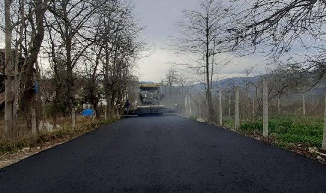 Gökçeli yolu sıcak asfalta kavuşuyor