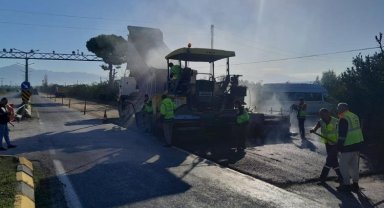 Hatay'da tehlike arz eden yollara bakım